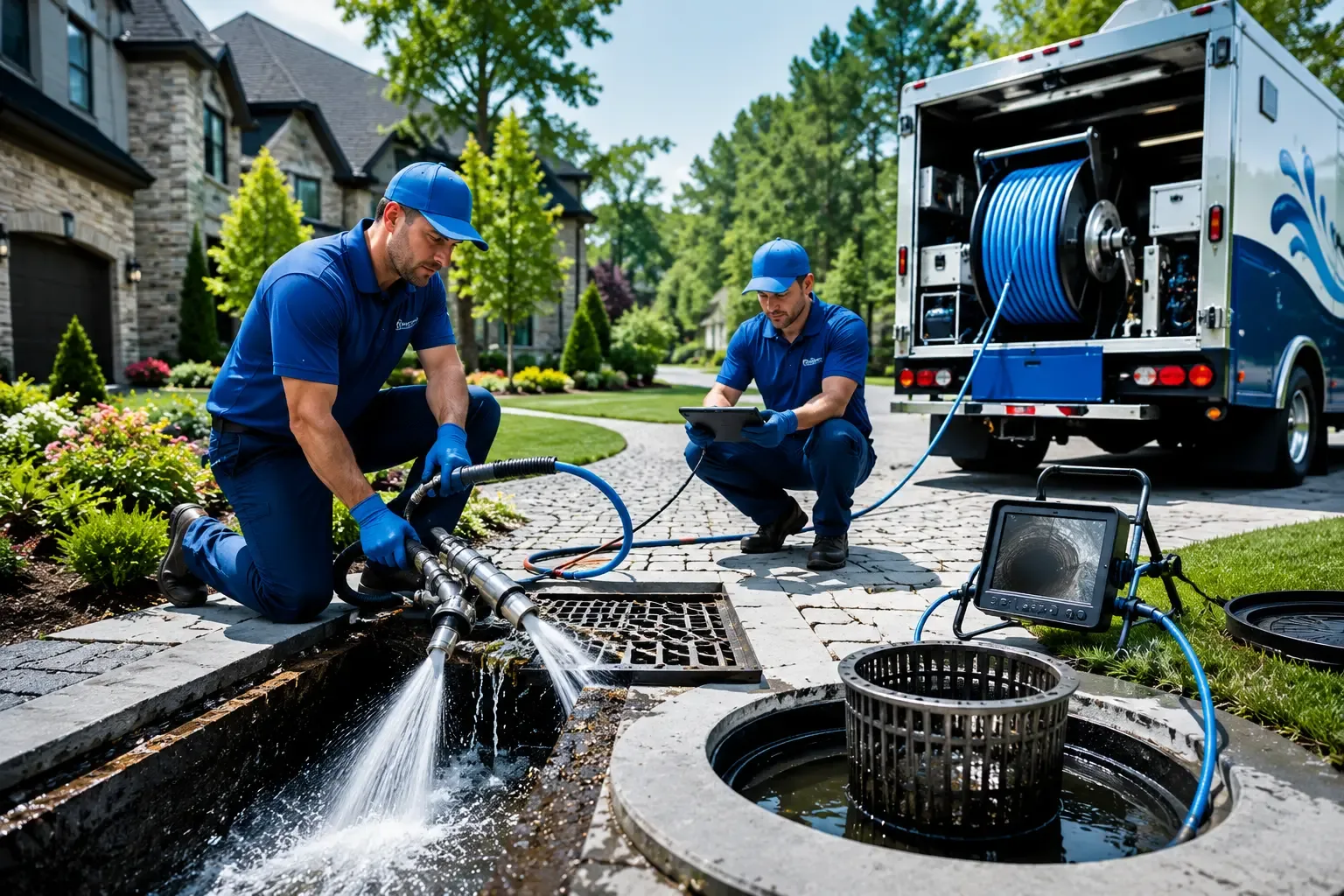Local outdoor drain cleaning professionals in Frederick, IL