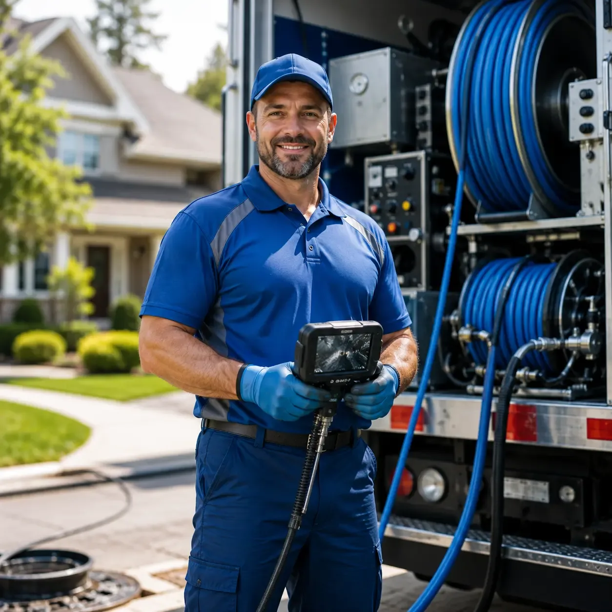 Local outdoor drain cleaning specialists in Frederick, IL
